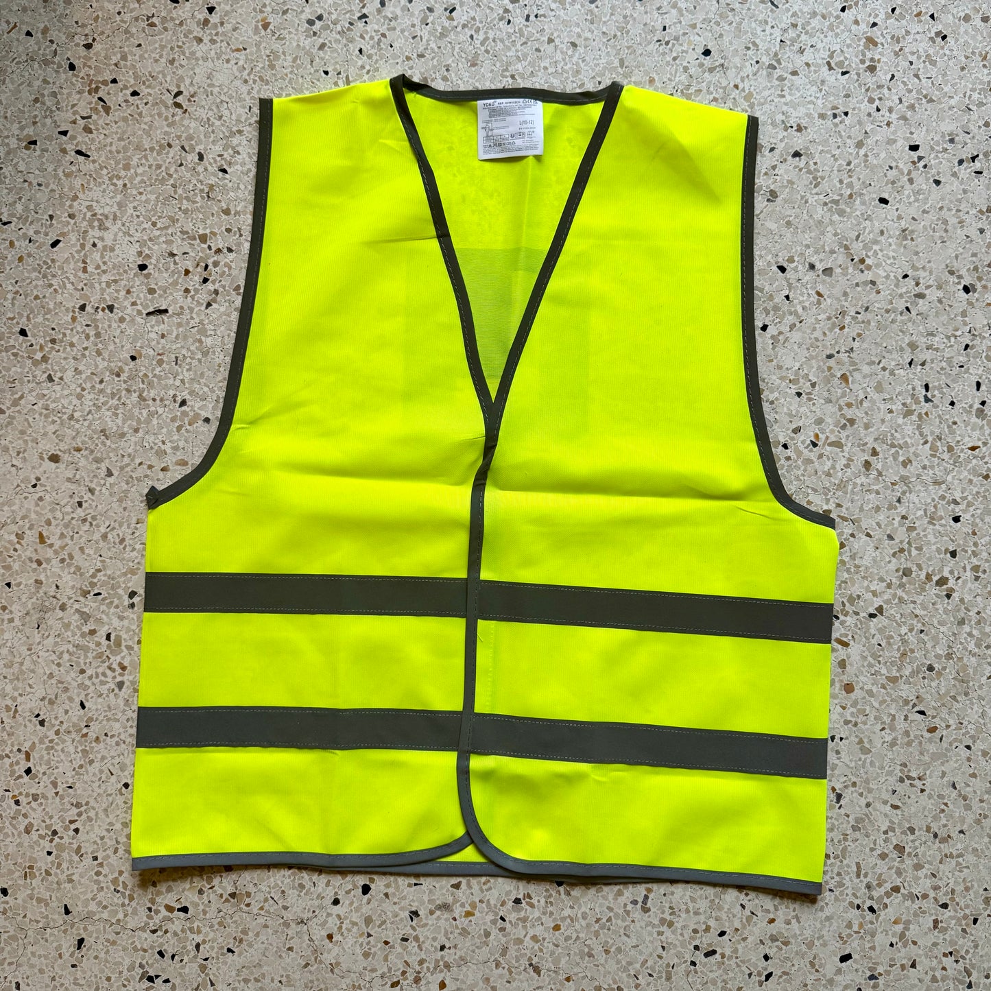 HRS - Veiligheidshesje 'in Training' met blauwe L voor buitenrit paarden (kind/volw)