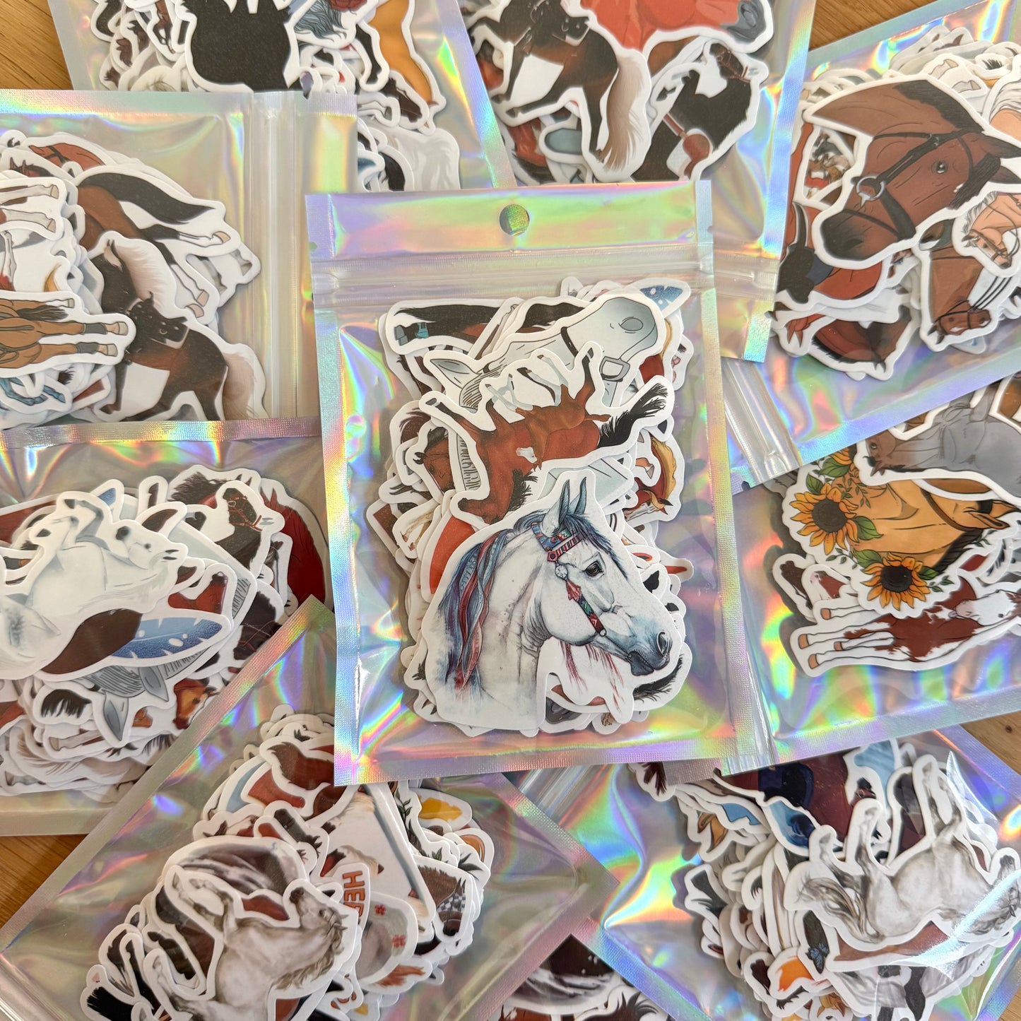 FMH - Stickers 50st. Paarden assorti