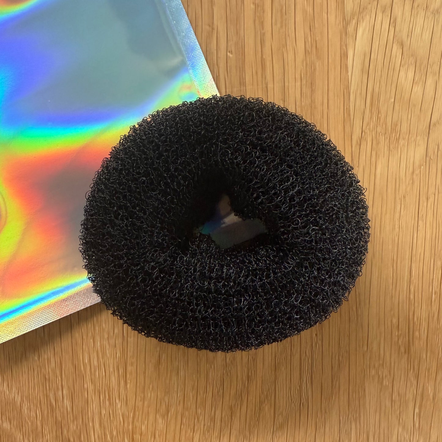 FMH - Mini donut blond, bruin of zwart 6cm