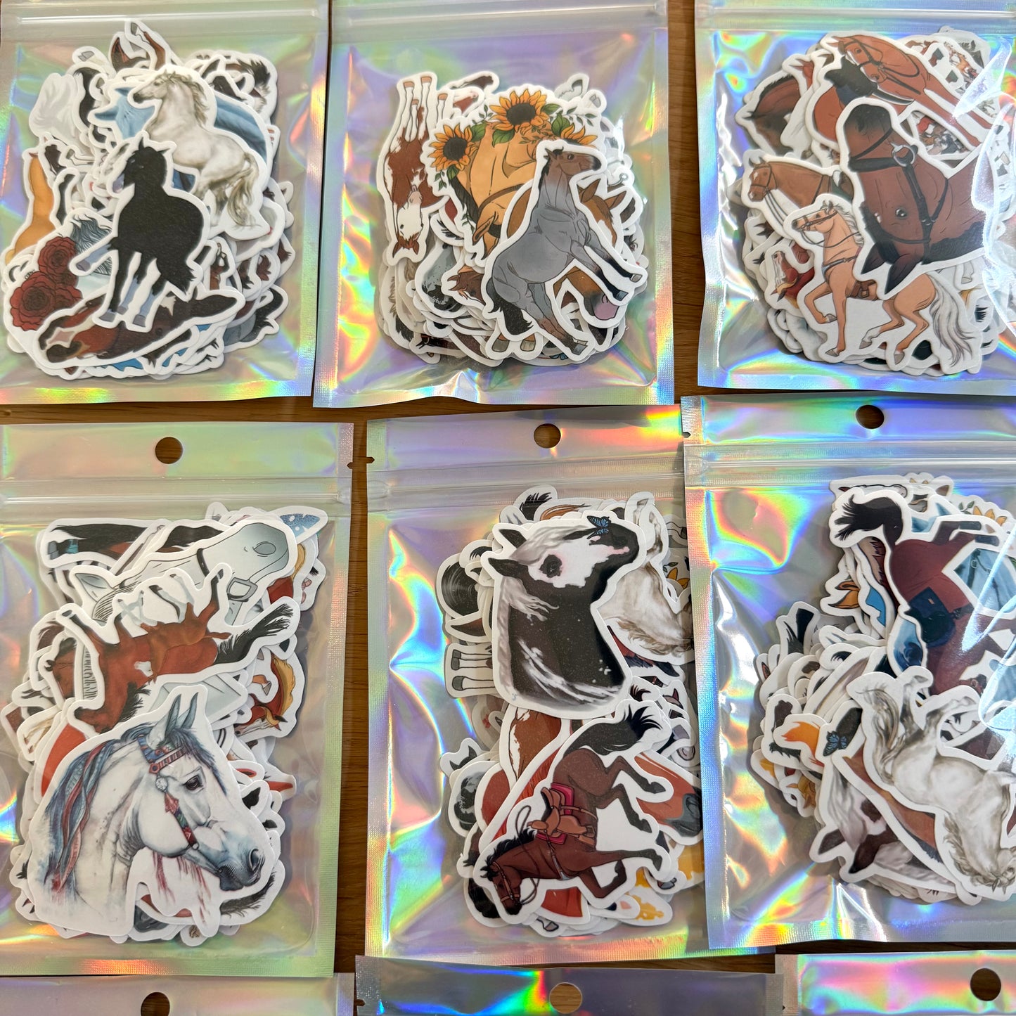FMH - Stickers 50st. Paarden assorti