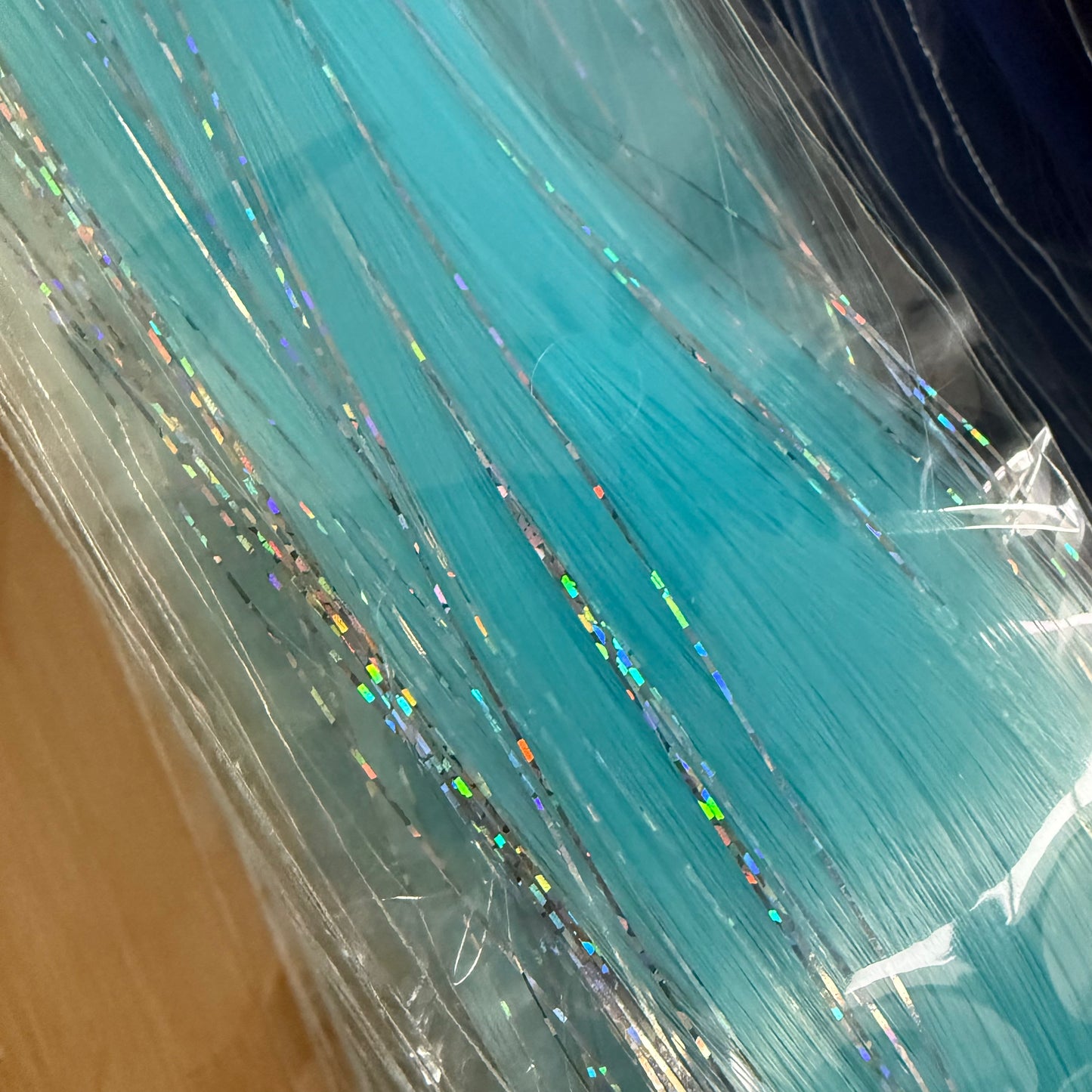 FMH - Clip-in combi haarextenties gekleurd haar met tinsels voor staart en manen