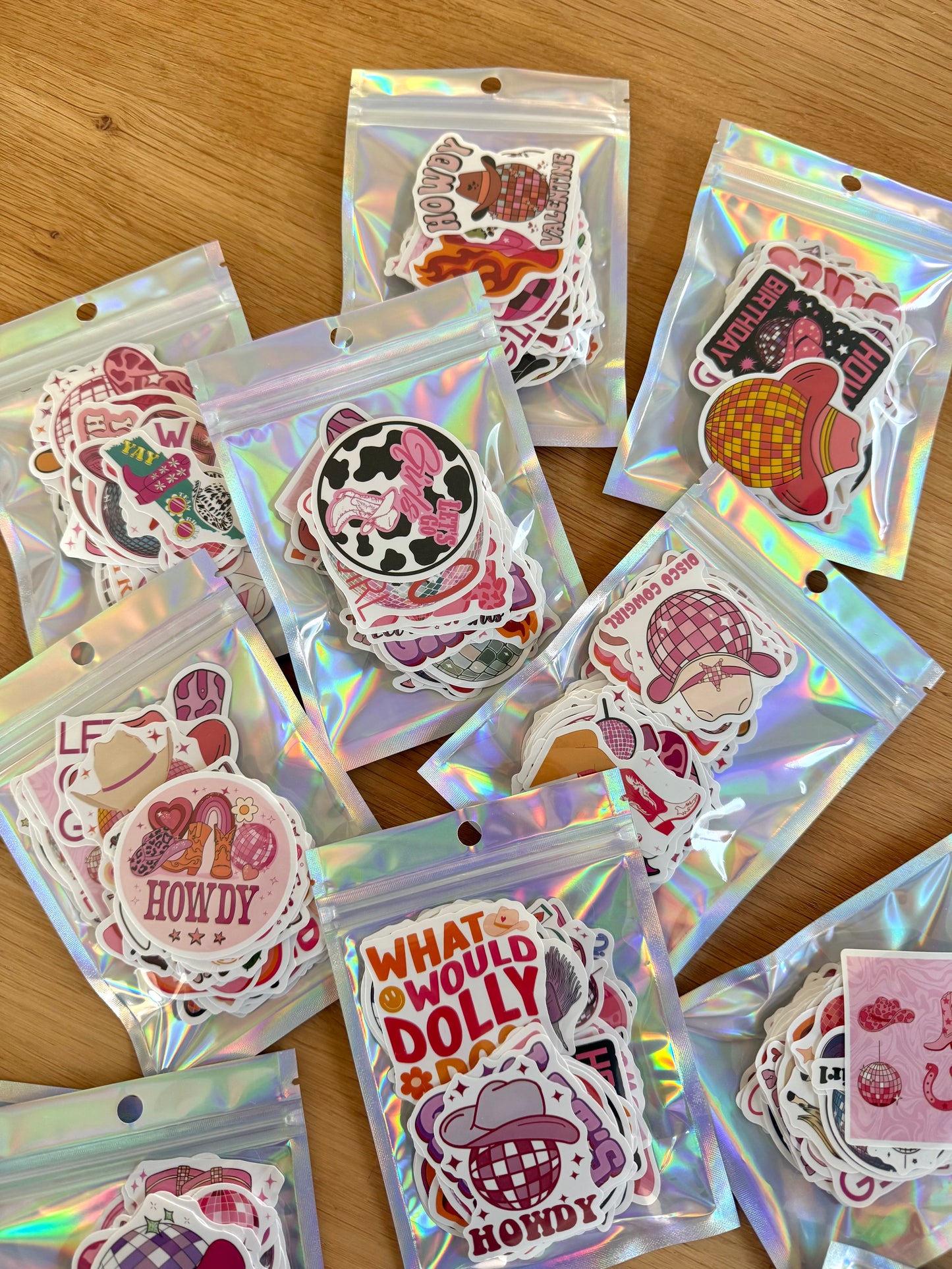 FMH - Stickers 50st. Disco Cowgirl western