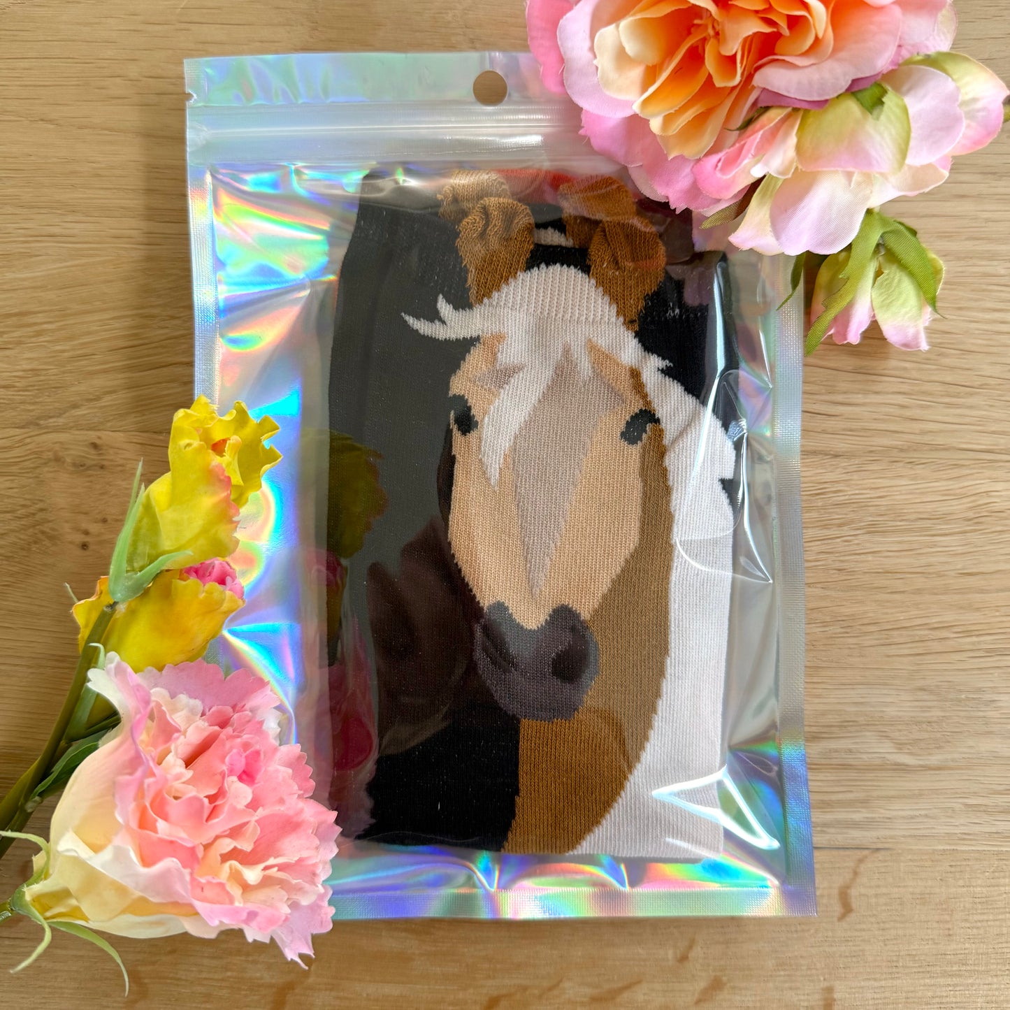 FMH - Sokken met paardenhoofd en oortjes