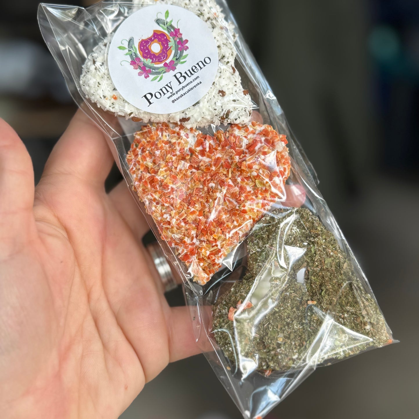 Konska Cukierenka - Luxe paardenkoekjes Sweethearts 3x