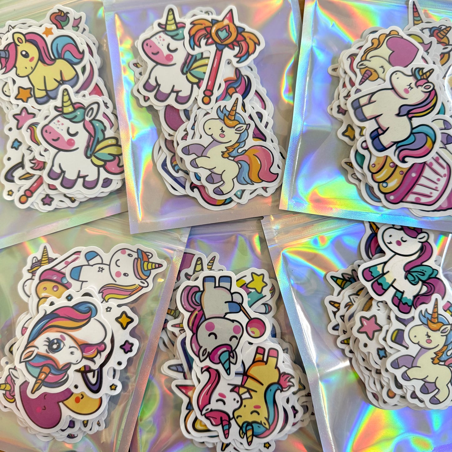 FMH - Stickers 50st. Unicorn assorti