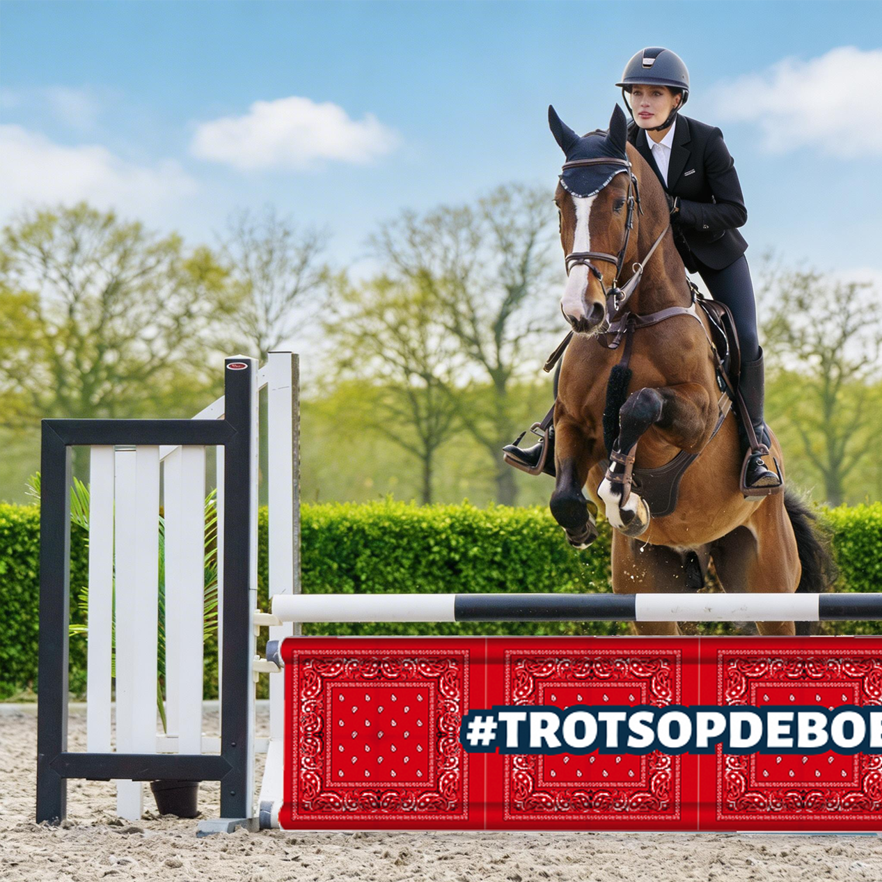 Djumpz - Hindernisdoek #Trotsopdeboer zakdoek