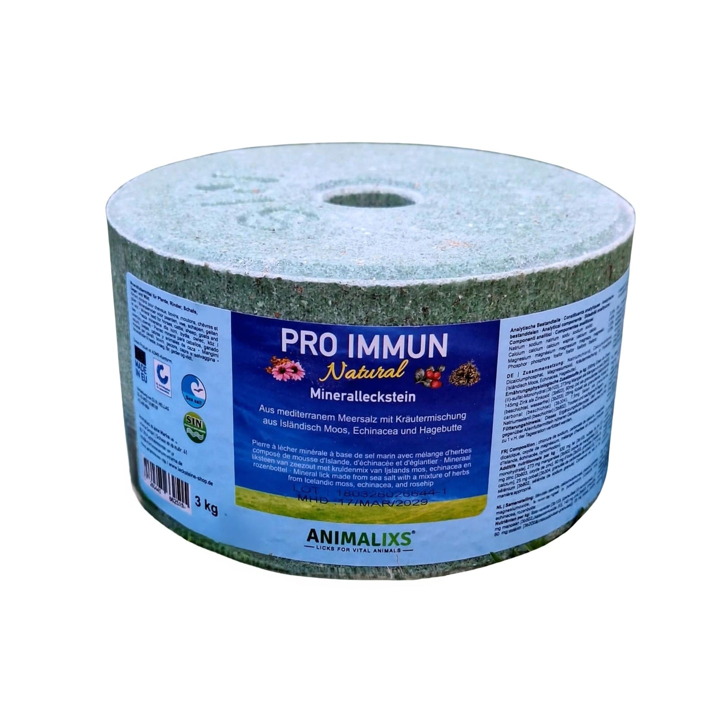 Imima - Pietra da leccare minerale Animalixs 3KG (diverse varianti)