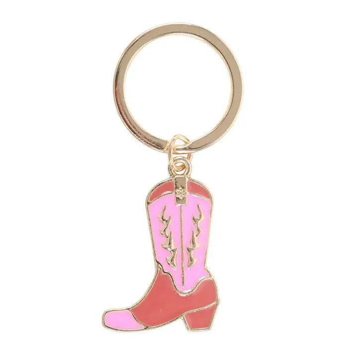 Etwas anderes - Cowgirl-Stiefel-Schlüsselanhänger