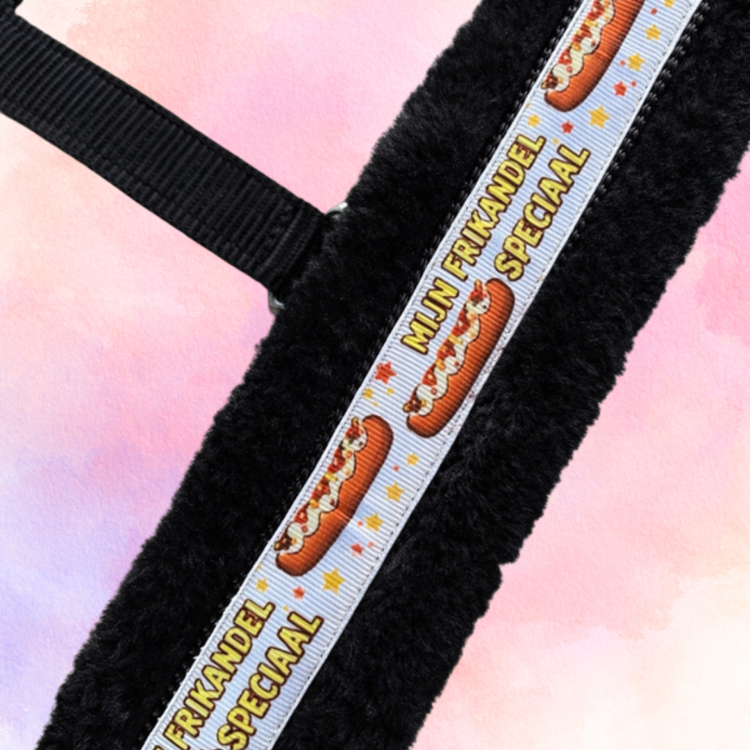 Happy Halsters - Black or Red Frikandel halter (fleece)