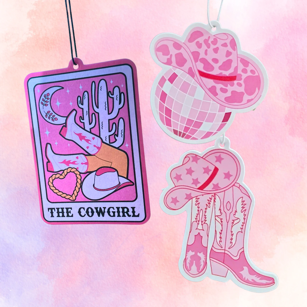 FMH - Car fragrance hanger air freshener various types Cowgirl