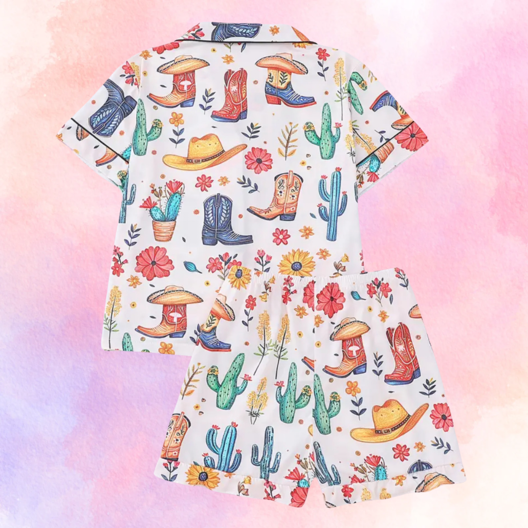 FMH - Kinder zomerse pyjama set/ loungepak Farm Ranch