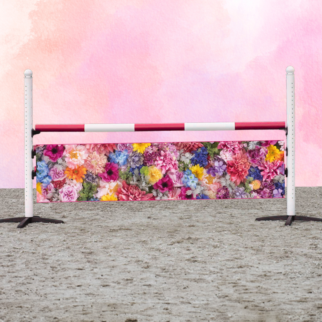 Jumpbanners - Hinderniszeil Standard Floral Party