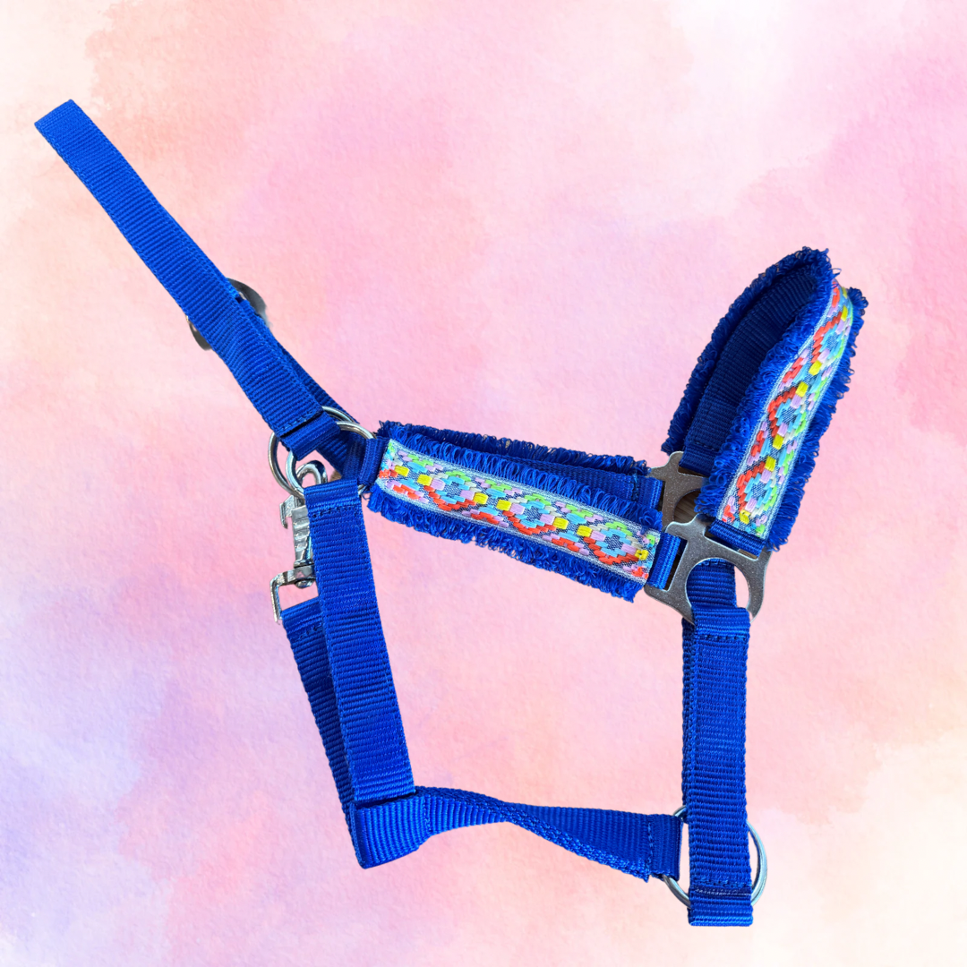 S0008 - Happy Halsters Ibiza halster blauw COB (nieuw)