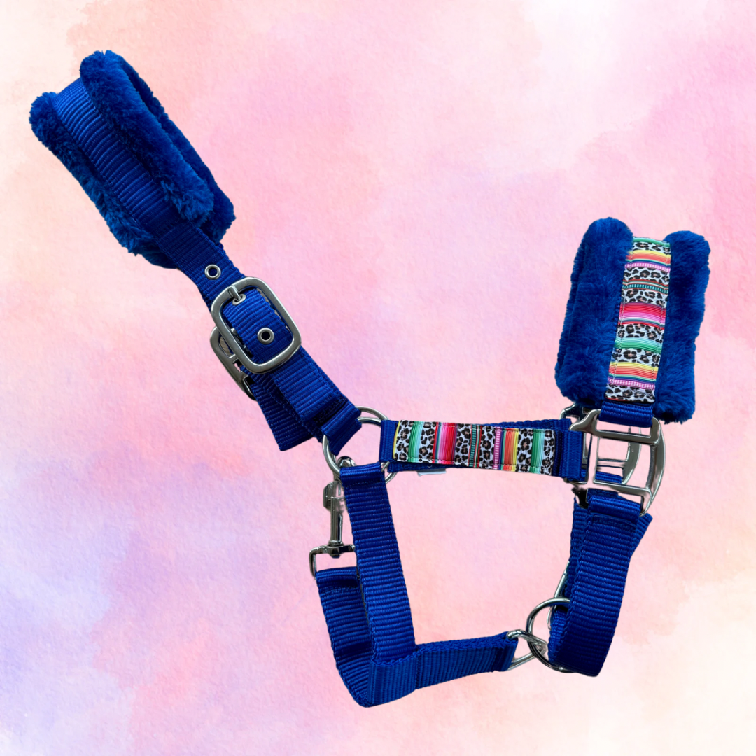 Happy Halters x FMH - Colorful Panther Exclusive halter (fur)