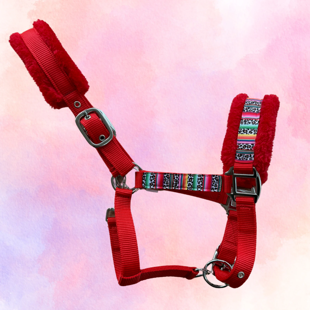 Happy Halters x FMH - Colorful Panther Exclusive halter (fur)