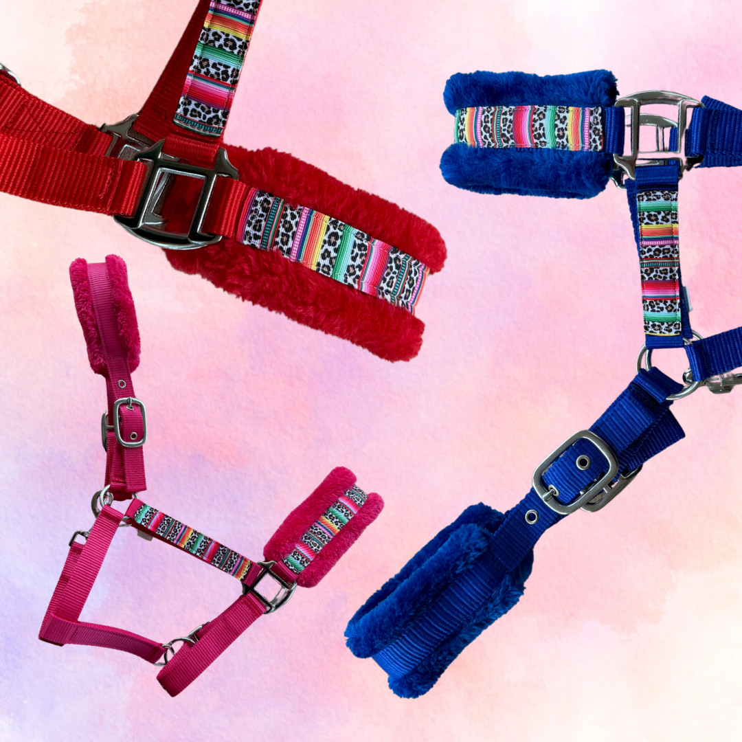 Happy Halters x FMH - Colorful Panther Exclusive halter (fur)