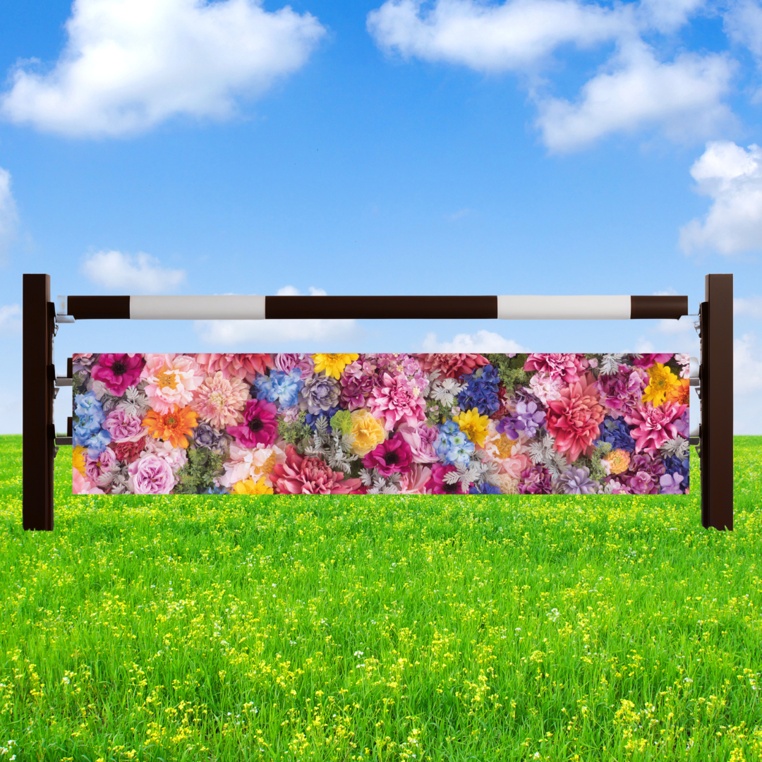 Jumpbanners - Hinderniszeil Standard Floral Party