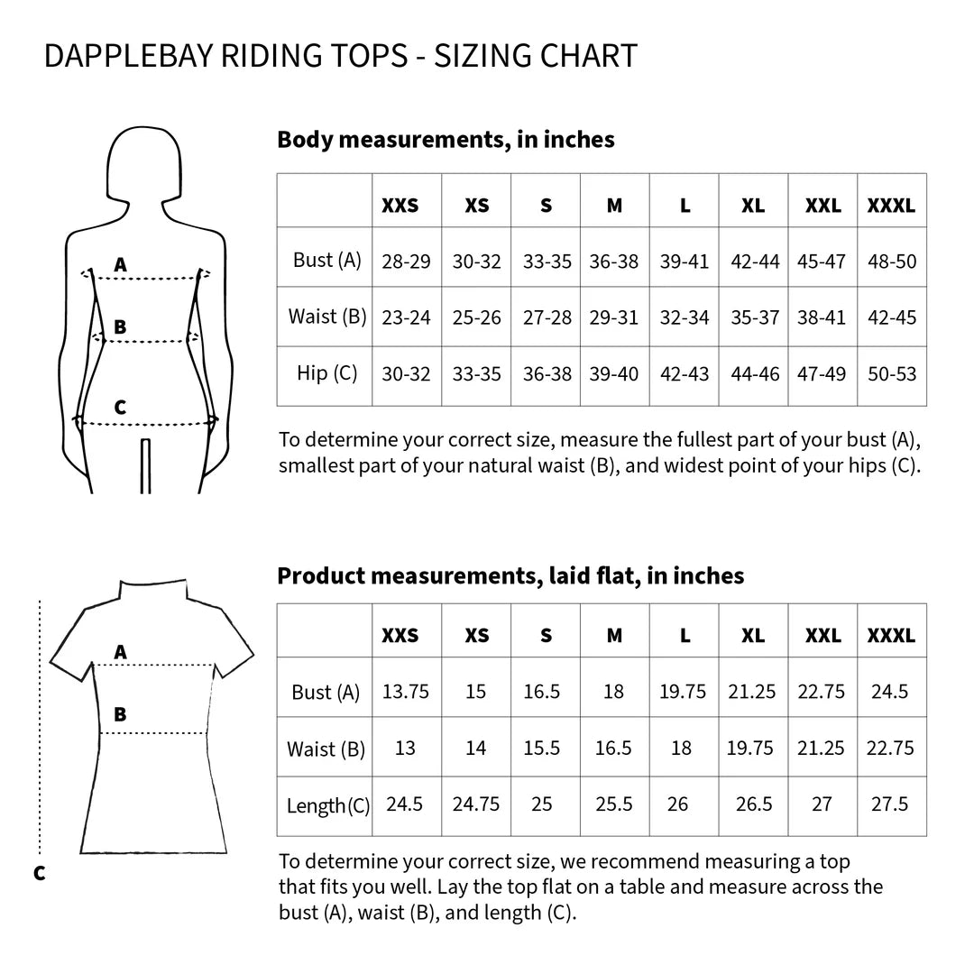 Dapplebay - Lavender Haze zip rijshirt korte mouw