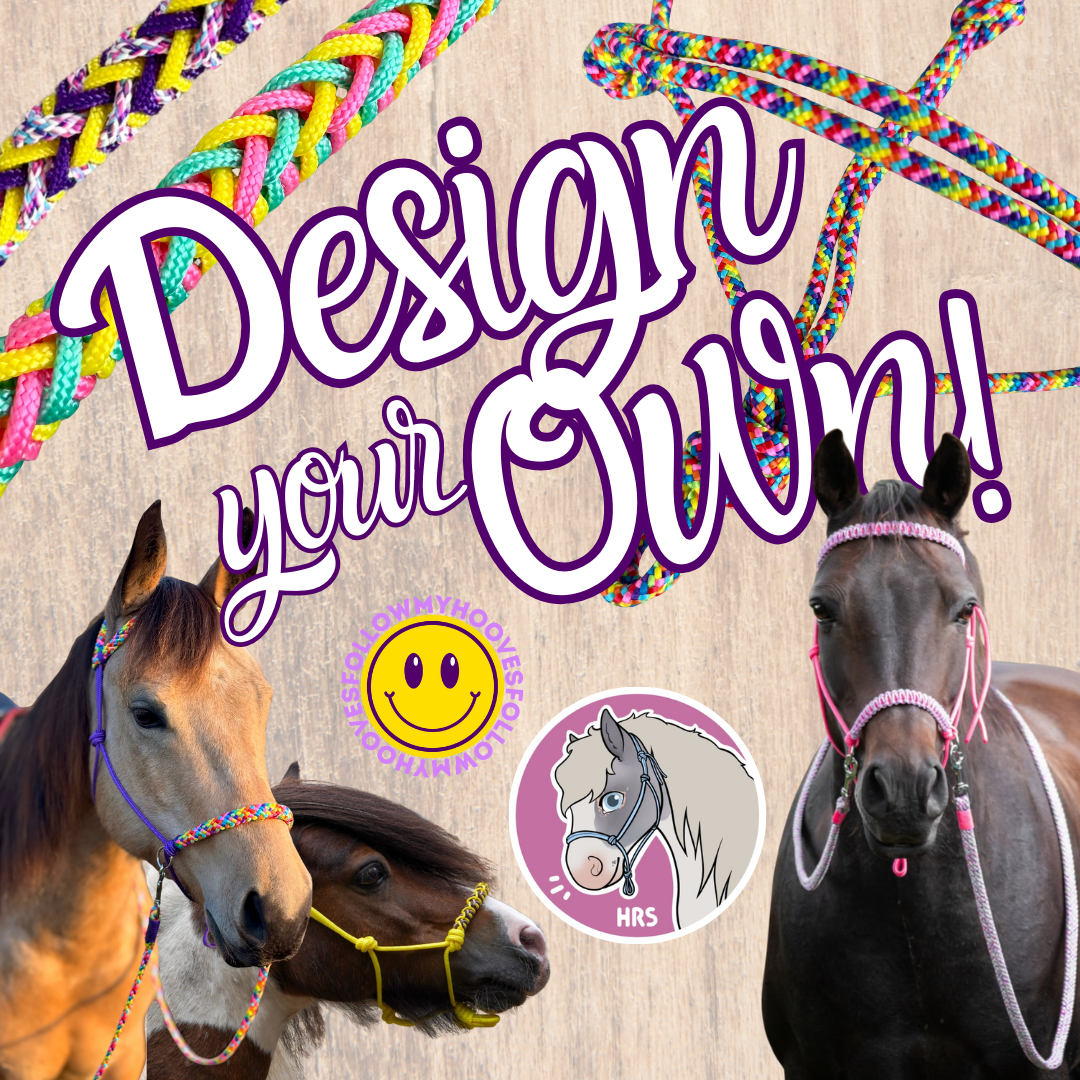 Design Your Own! - Horse Rope Shop - Touwhalster/ rijhalster (set)