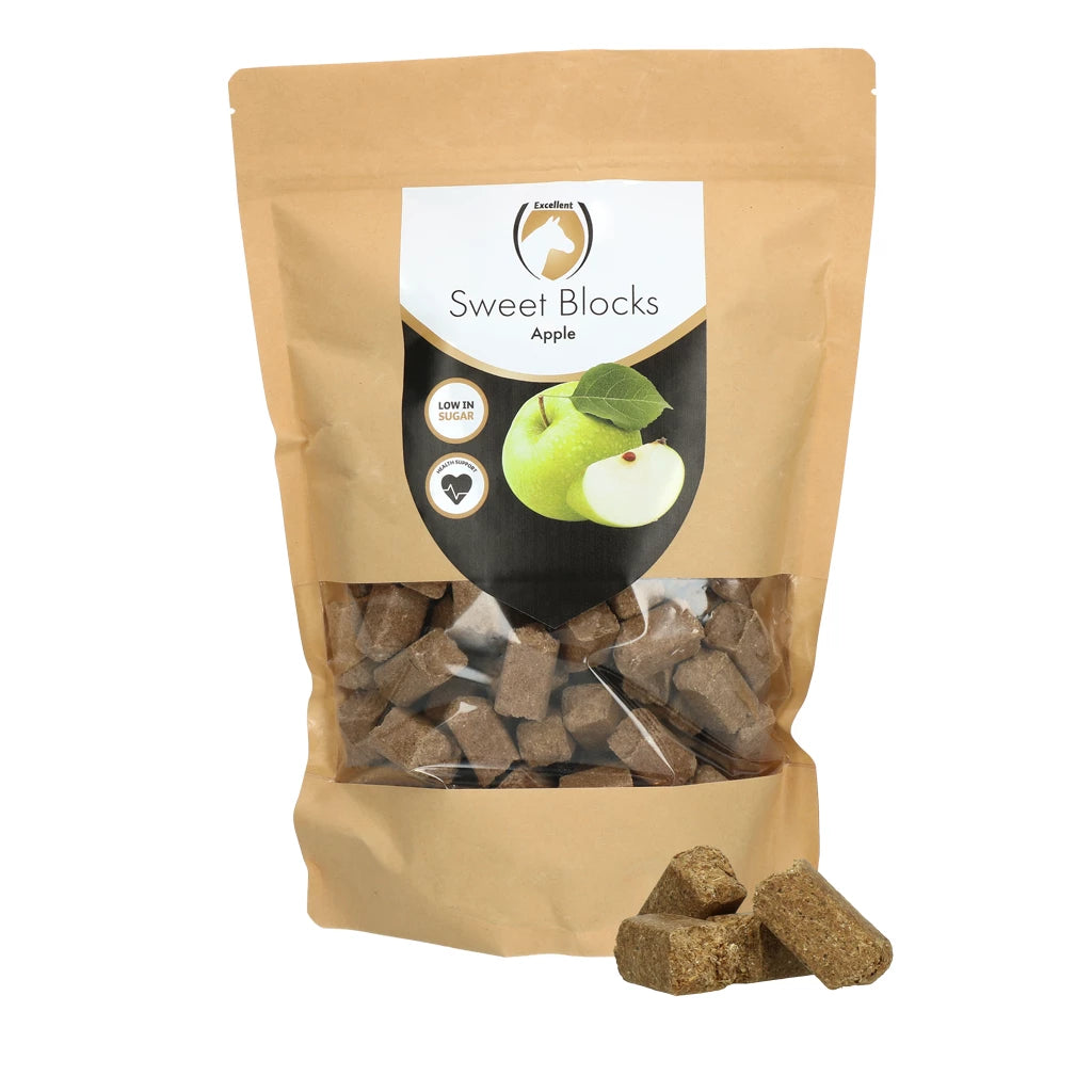 Excellent Horse - Excellent Horse Sweet Blocks Apple 1KG