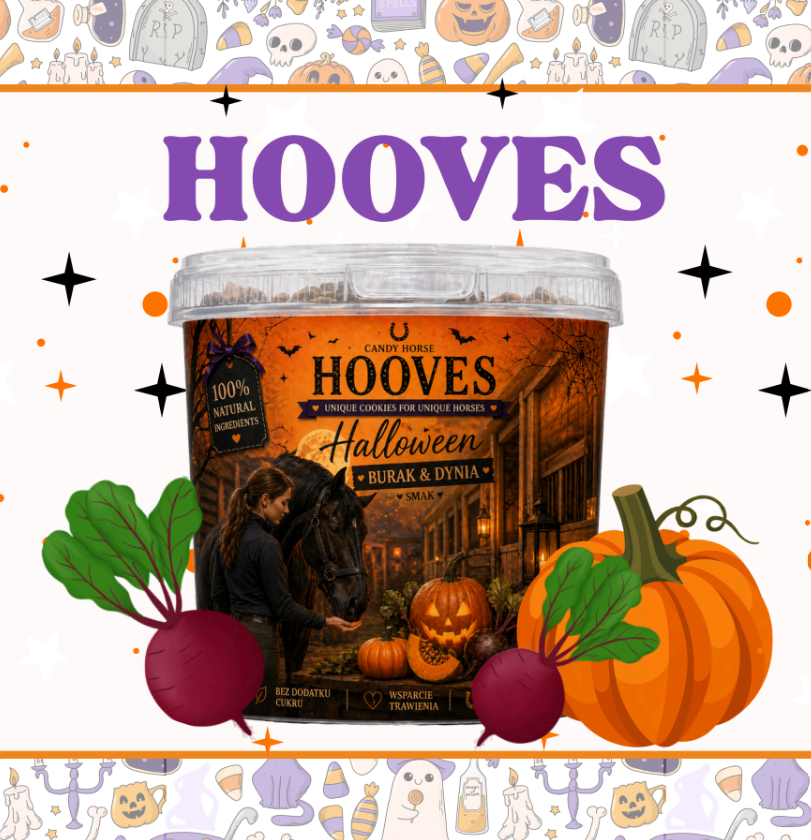 Candy Horse - Halloween Limited Collection - Paardenkoekjes Hooves in emmertje 1,2L Trick or Treat!