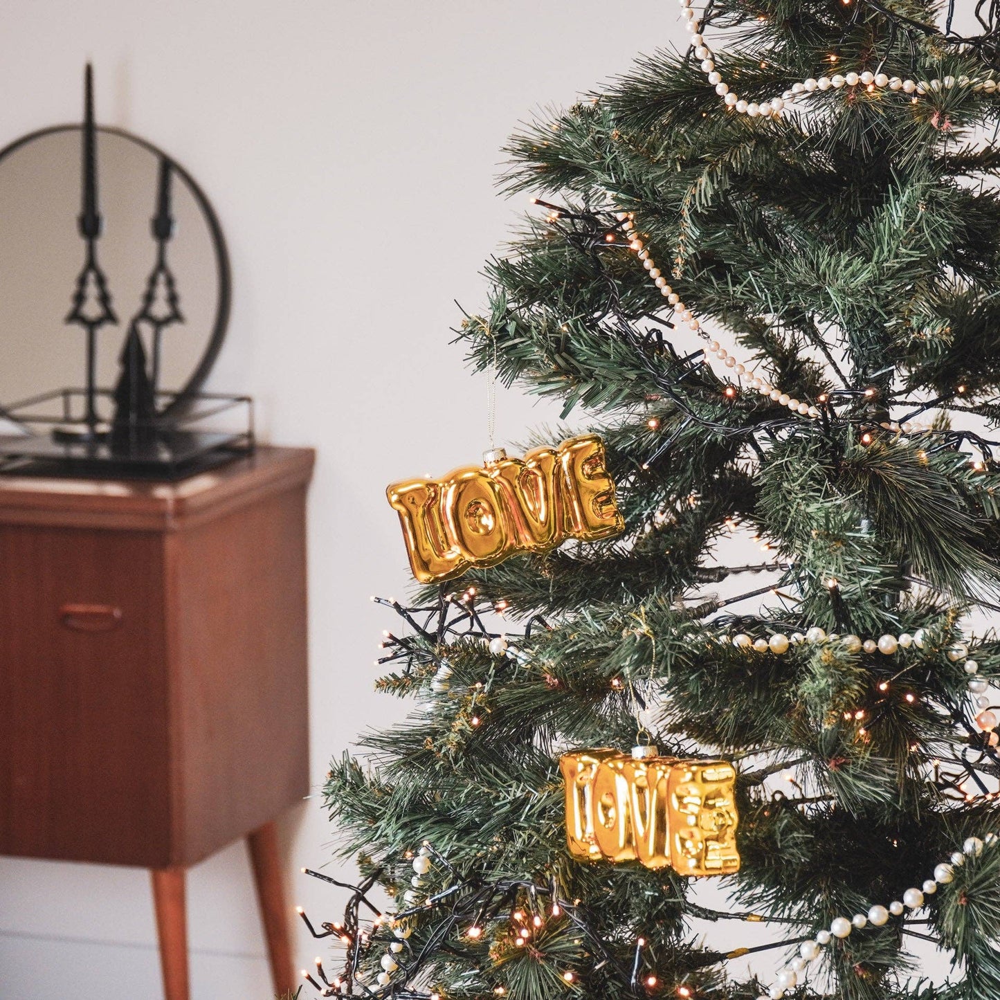 Housevitamin - Kerstornament goud F*CK