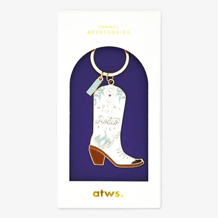 OP=OP - ATWS - Santiago cowboyboot sleutelhanger