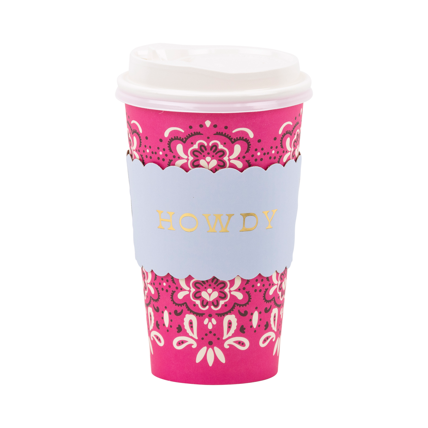 My Mind’s Eye - Cowgirl roze bandana to-go bekers