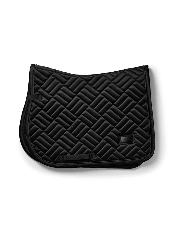 Equestrian Stockholm - Collection Core - Tapis de selle de saut noir moderne springzadeldek