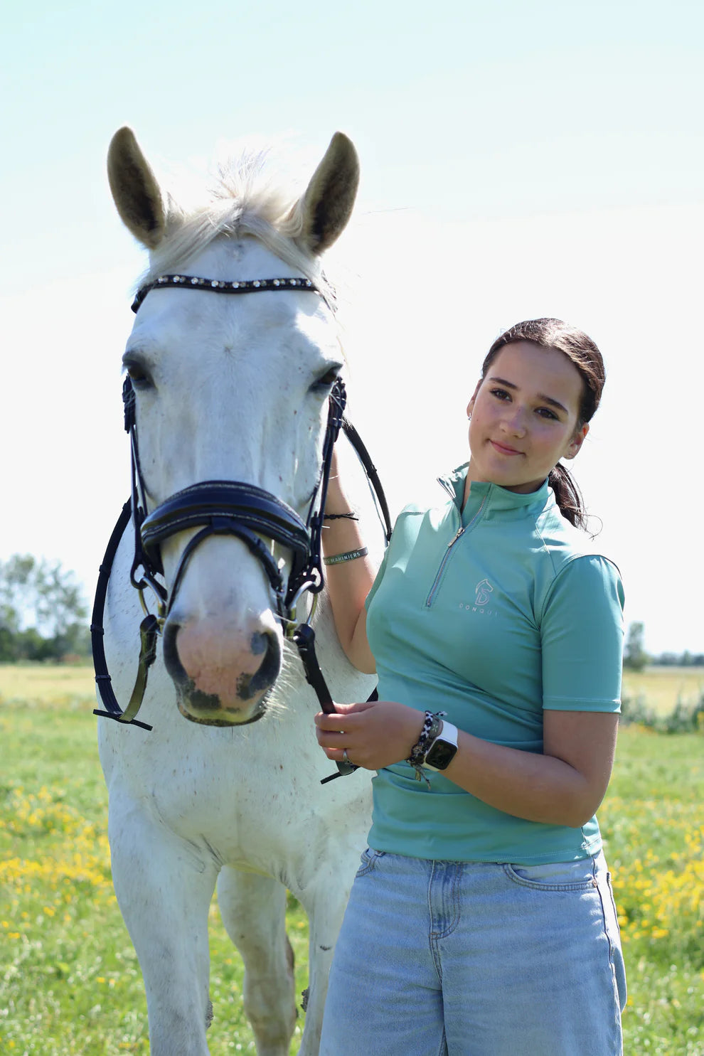 Donqui - Baselayer korte mouw Mint