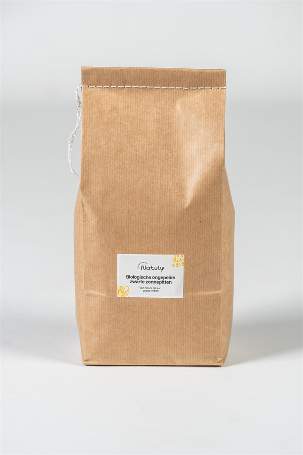 Bio-Ron/Natuly | Biologische Ongepelde Zwarte Zonnepitten