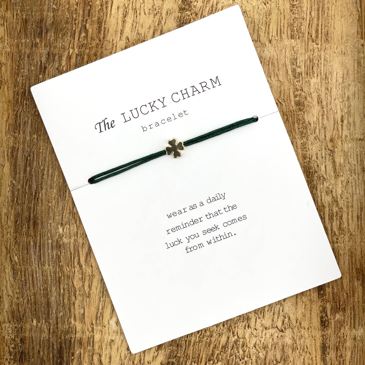 Parsley & Pepper - Armbandje The Lucky Charm minimalistische geluksbrenger