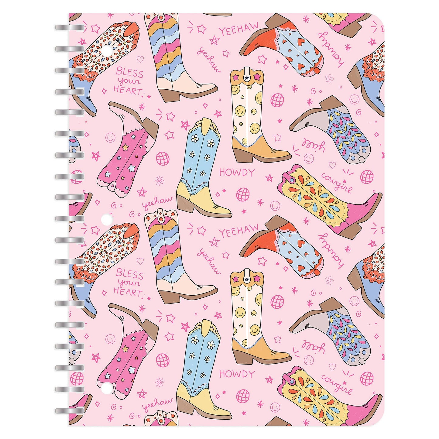 Callie Danielle - Western Cowgirl Laarzen Spiraal Notitieboek