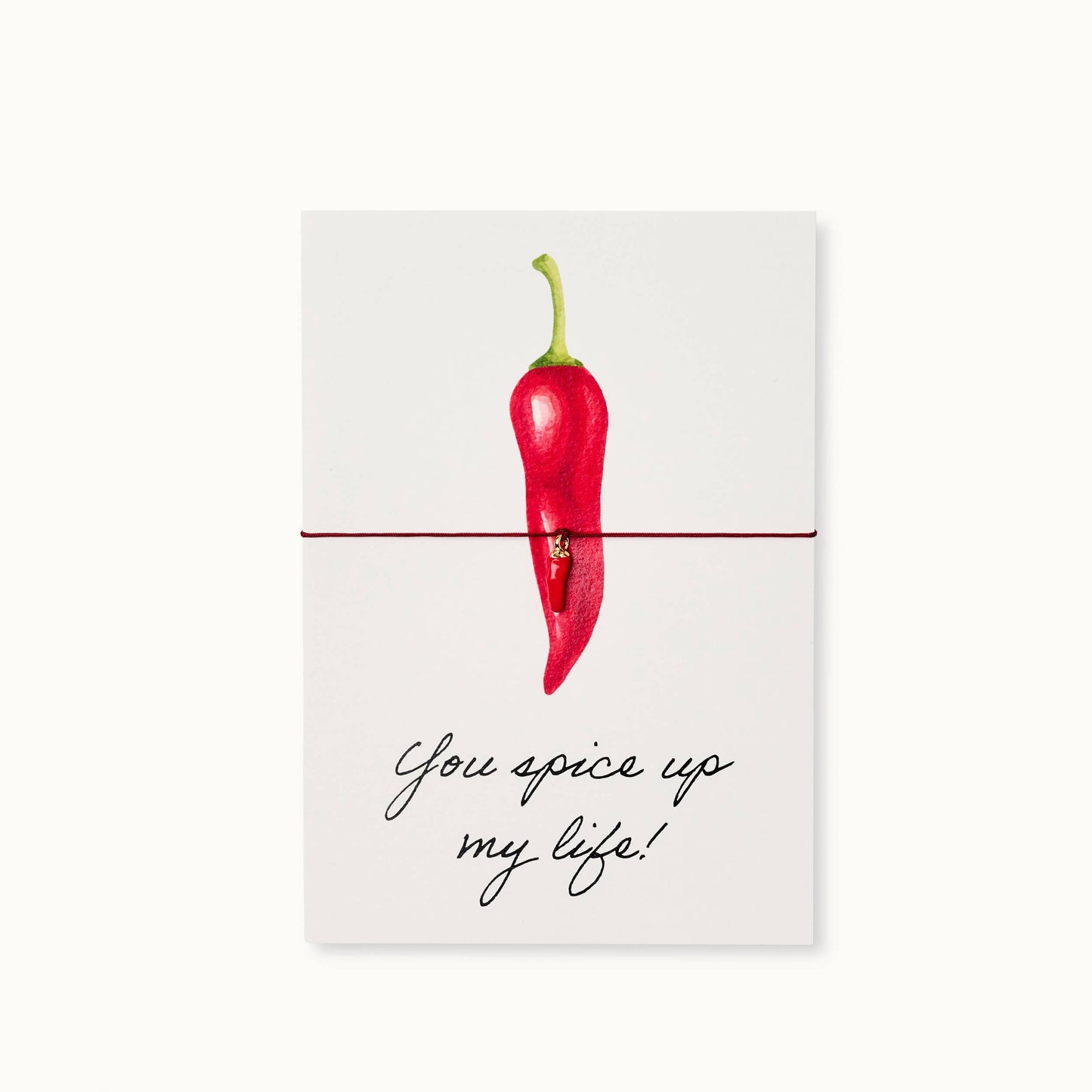 ByVivi - Armband met kaart: You spice up my life!
