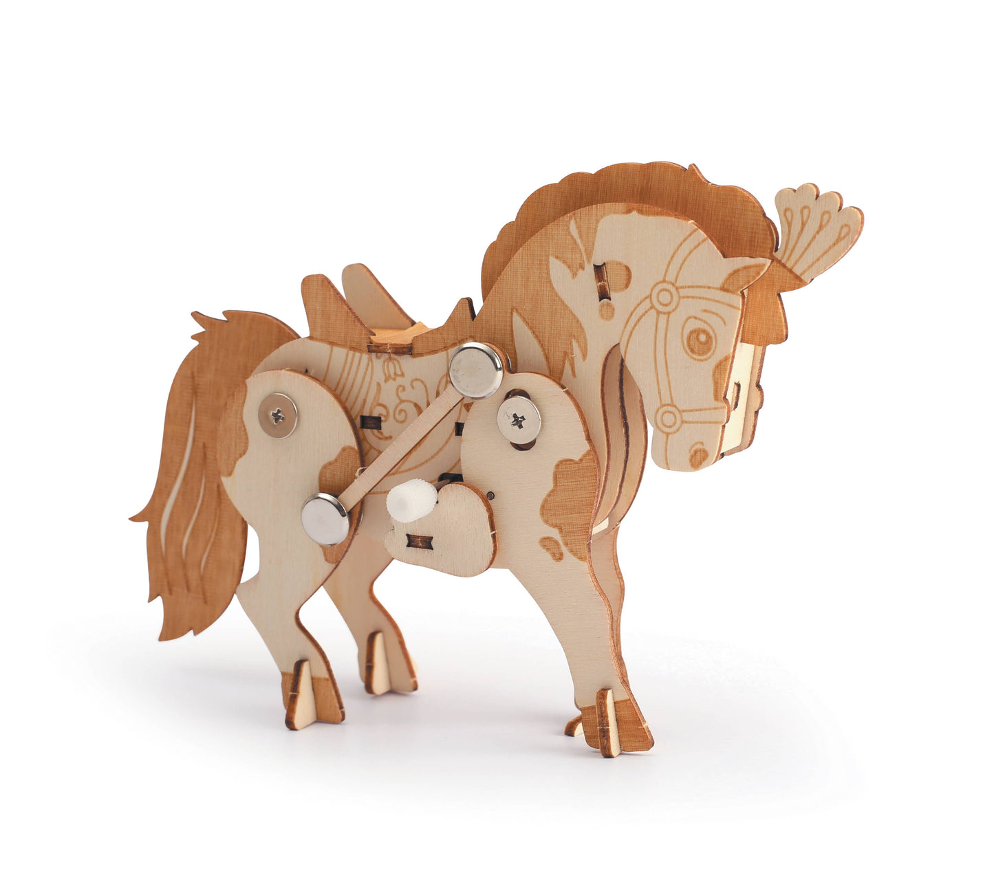 Graine Creative - 3D houten model Mechanisch paard