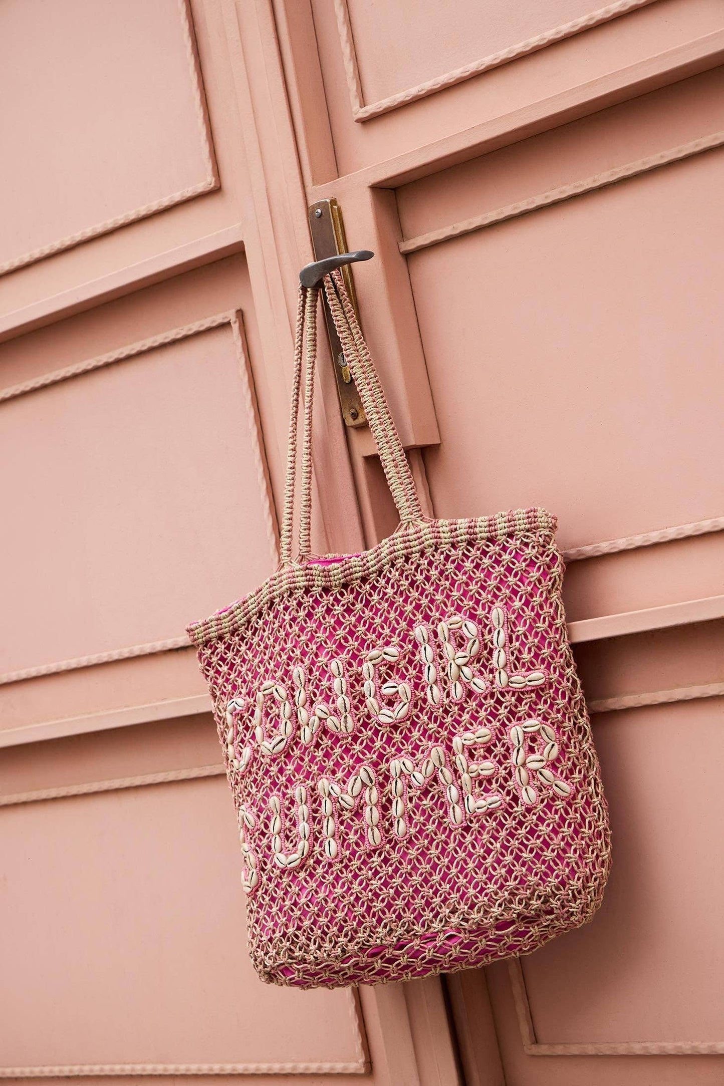 Myra bag - Cowgirl Summer Tote Bag roze