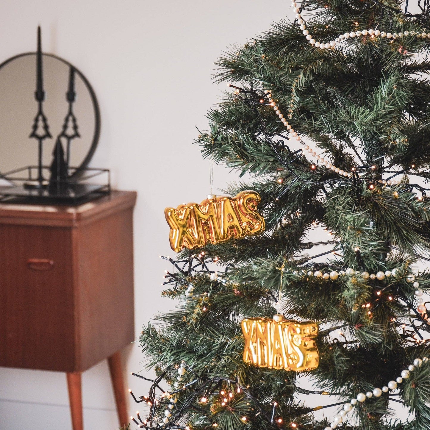 Housevitamin - Kerstornament goud XMAS