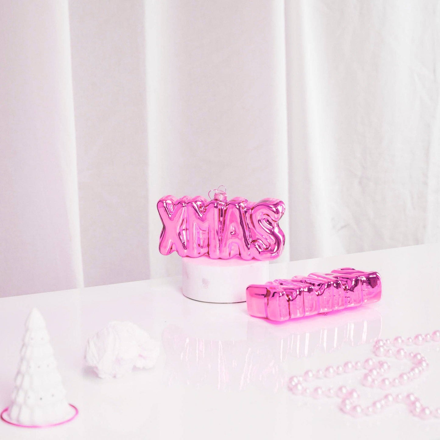 Housevitamin - Kerstornament roze XMAS
