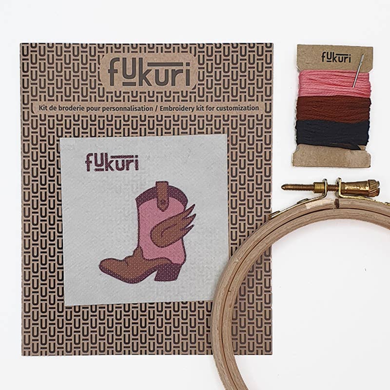 Fukuri - Borduurpakket Cowgirl laarzen