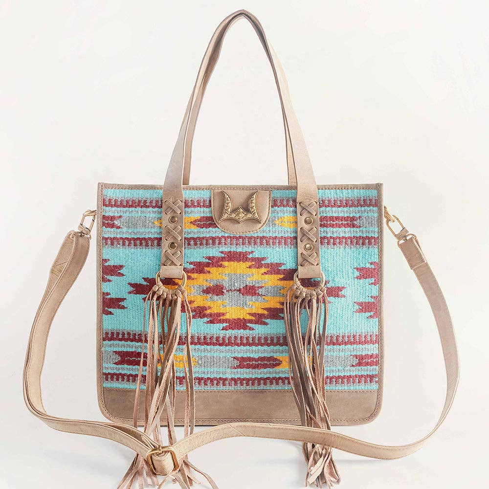 Myra Bag - Loyal West Country Tas roze wol en leder