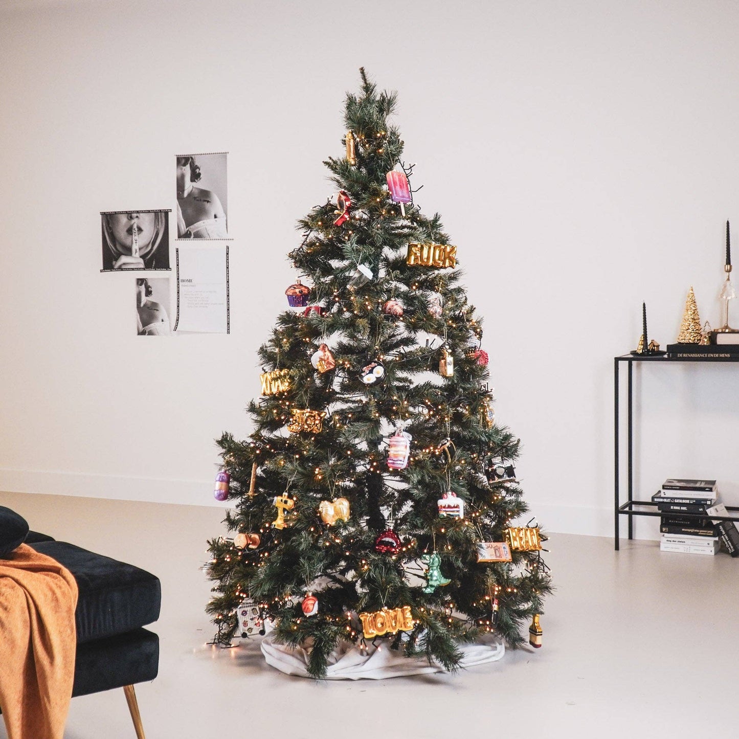 Housevitamin - Kerstornament goud XMAS