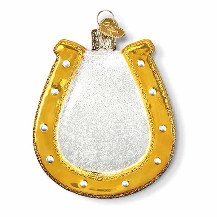 Kelley&Co - Ornament Glass Horseshoe