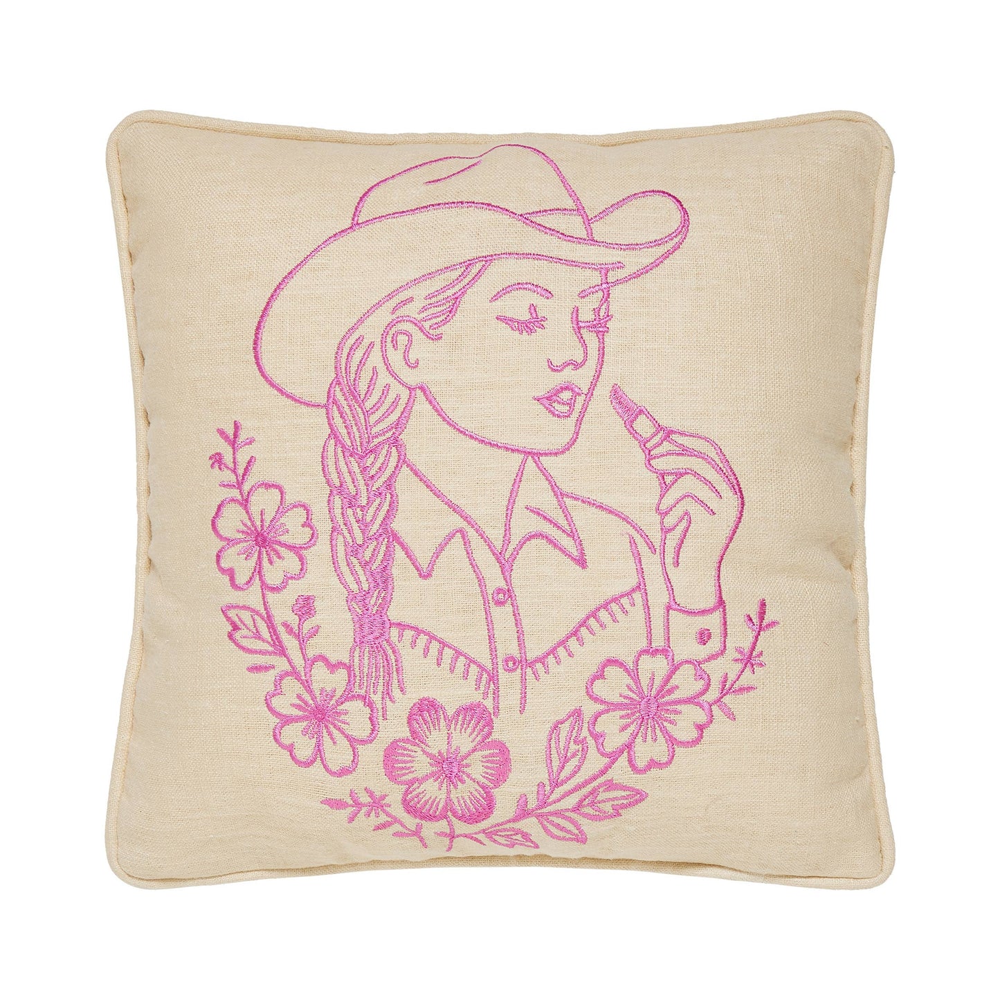 Peking Handicraft - Embroidered Junk Gypsy Cushion