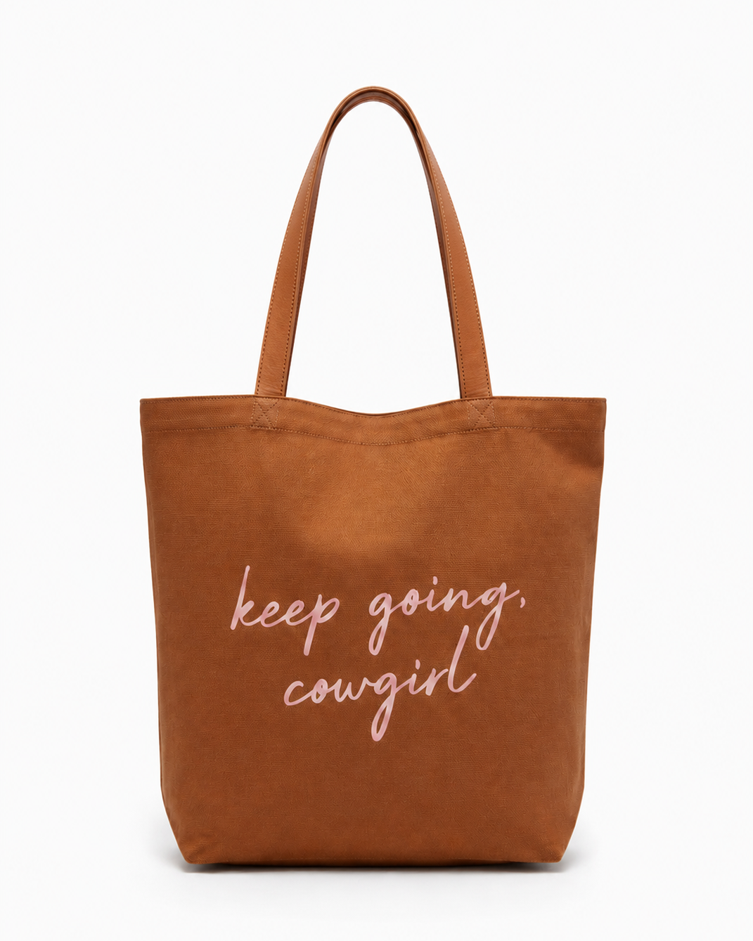 Bridle Up Hope - Keep Going Cowgirl geborduurde canvas tas