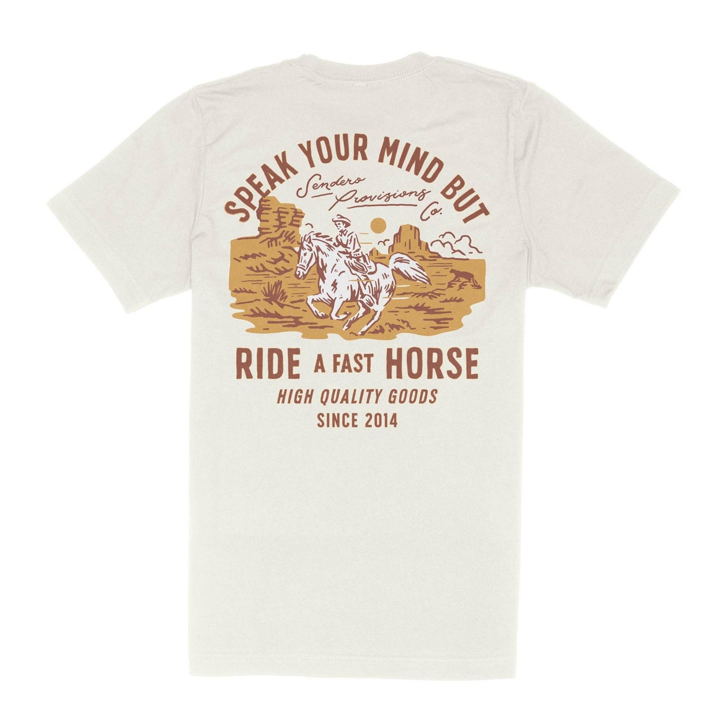 Sendero - Fast Horse T-shirt unisex