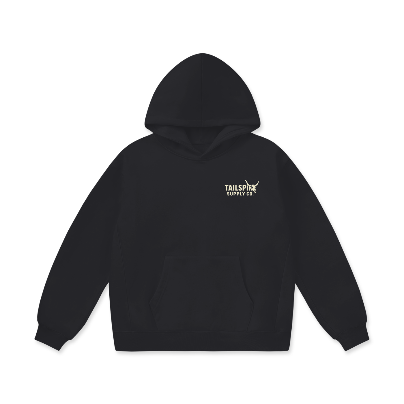 Tailspin - Hoodie zwart Better to take off unisex