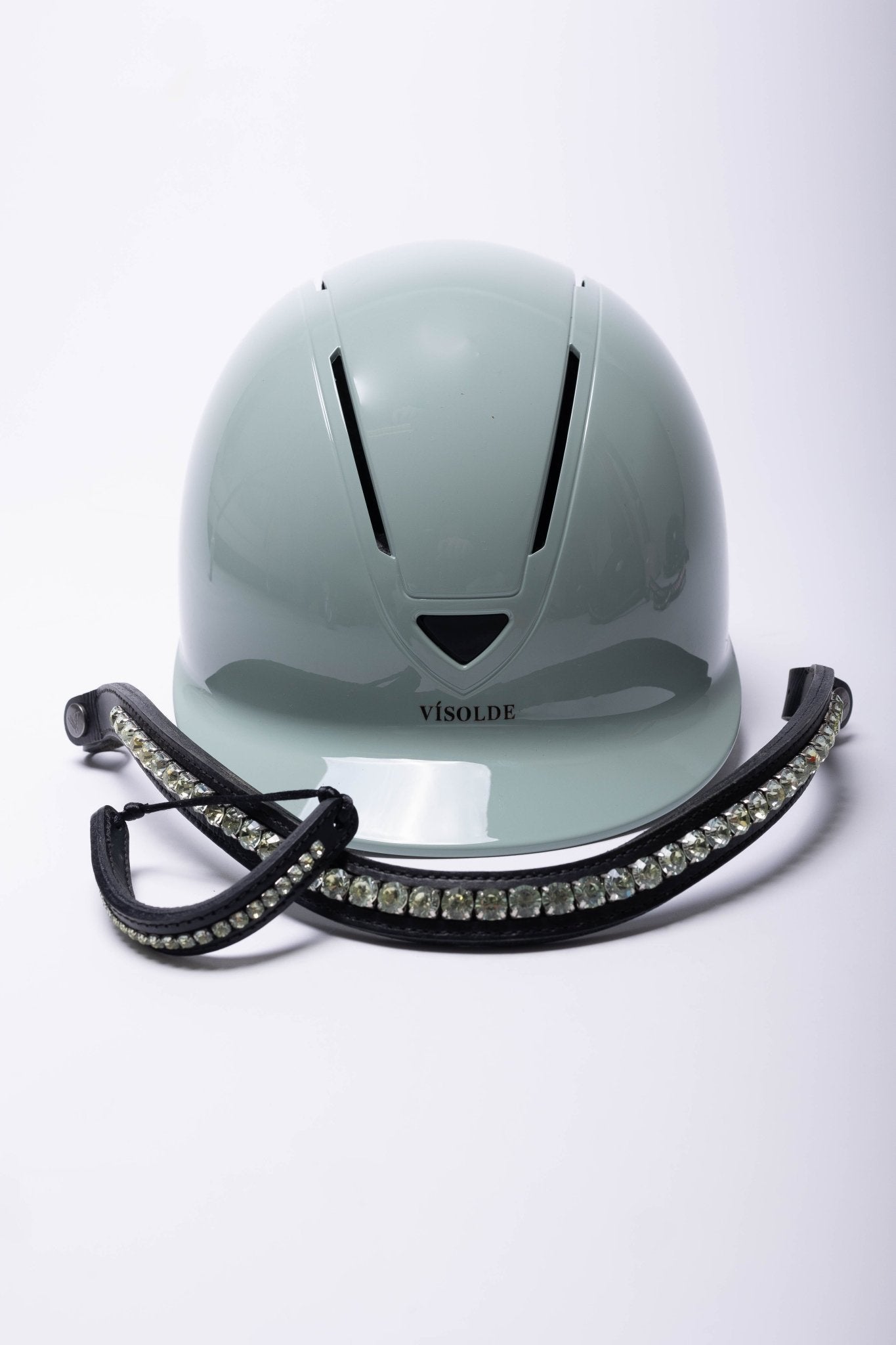 Vísolde - Schaal paardrijhelm Mintgroen