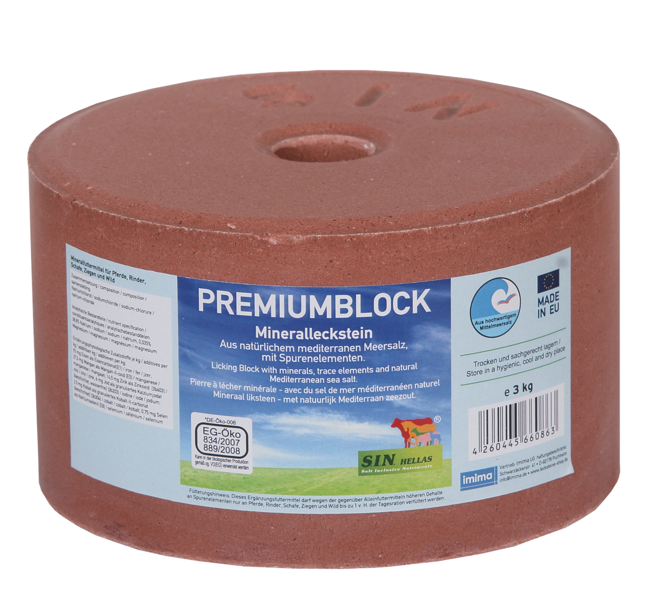Imima - Mineralleckstein 3KG (verschiedene Varianten)