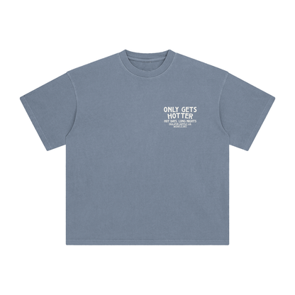 Tailspin - Only Gets Hotter gray-blue unisex shirt