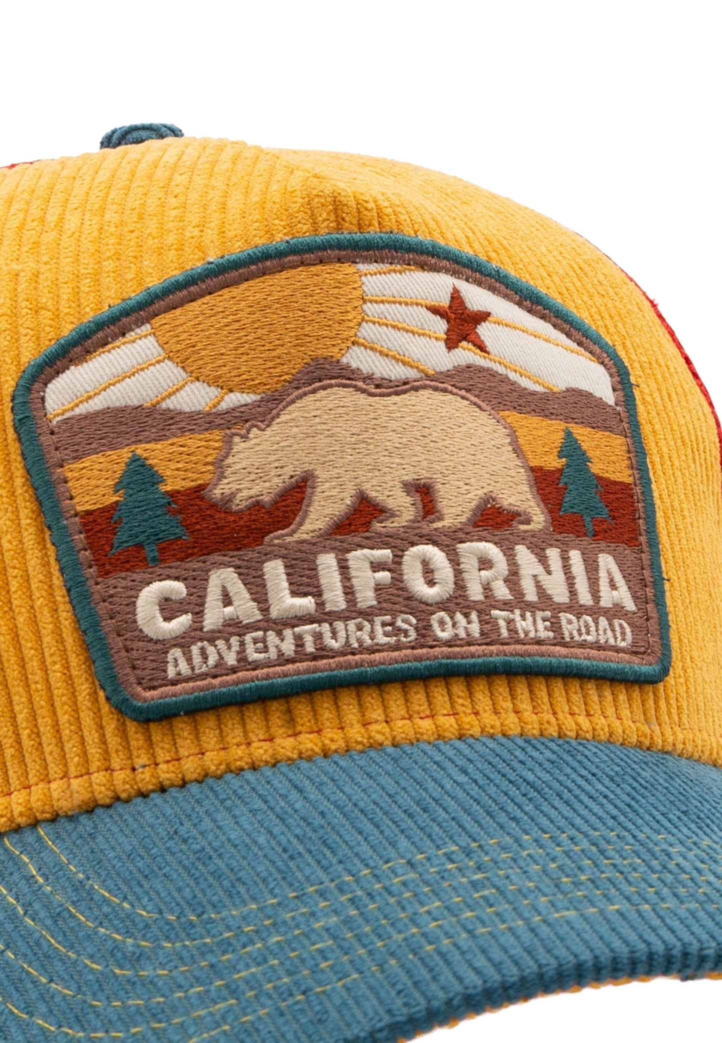 King Kerosin - Trucker Cap California Yellow/Red